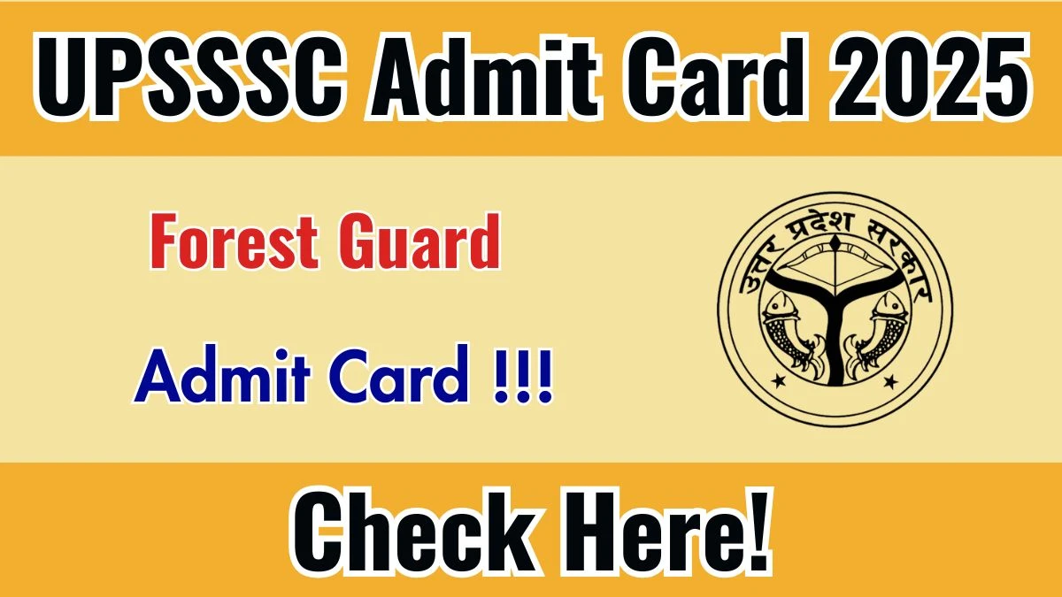upsssc admit card